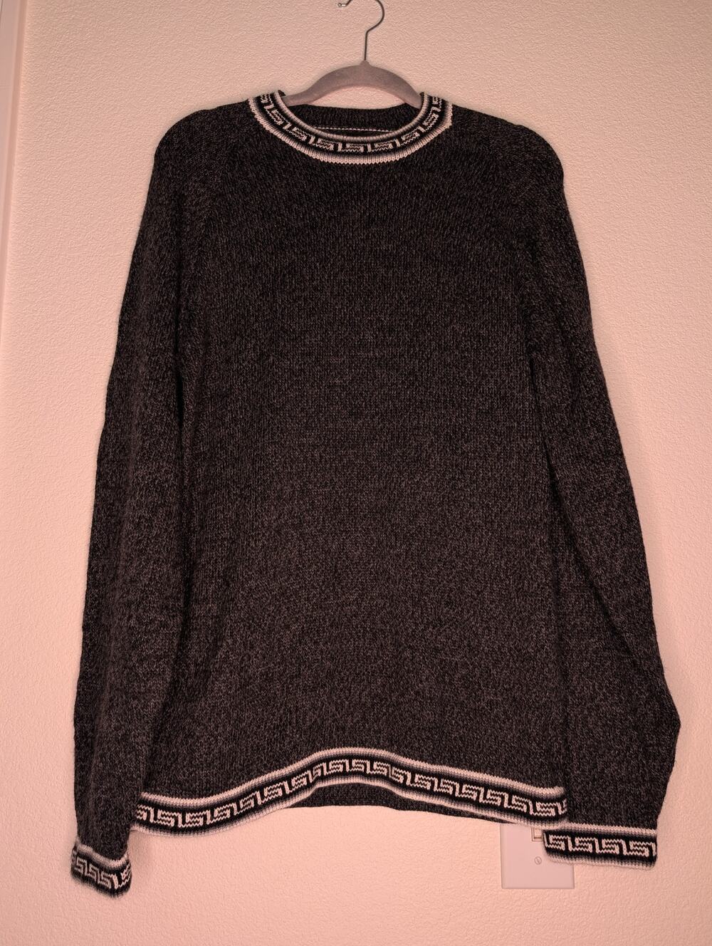 GAMBOA 100% Alpaca Wool Sweater Men's M Women's L Made in Peru Soft Aztec Unique
